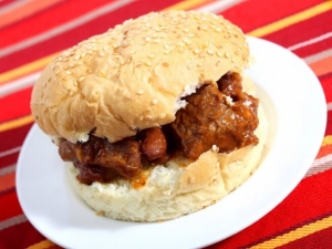 recipe for beef 'n' bean sloppy joes
