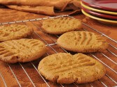 view the recipe for No Sugar Added Peanut Butter Cookies