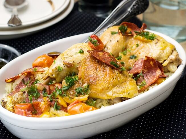 photo of Chicken Thighs Scarpariello
