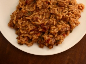 recipe for slow cooker beefy tomato rice