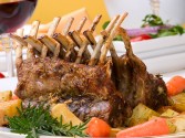 Rack Of Lamb With A Mustard Rub