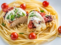 Recipe for No-Fry Chicken Parmesan