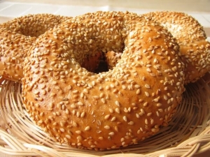 recipe for bread machine garlic bagels