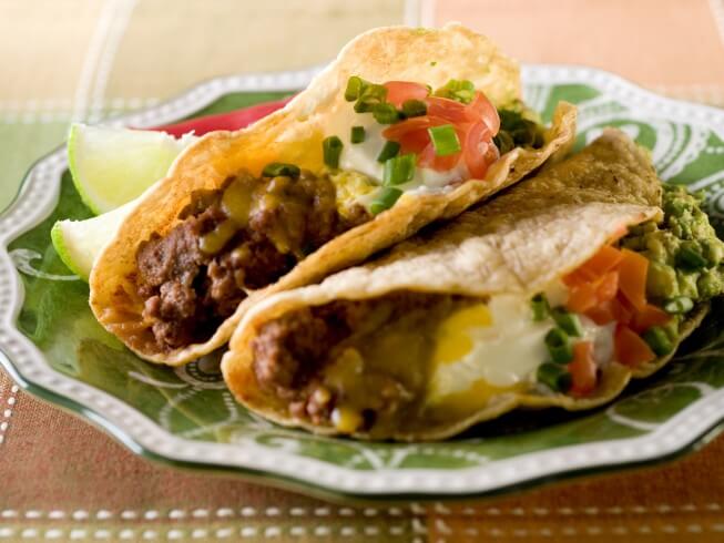 photo of Easy Beef and Bean Tacos