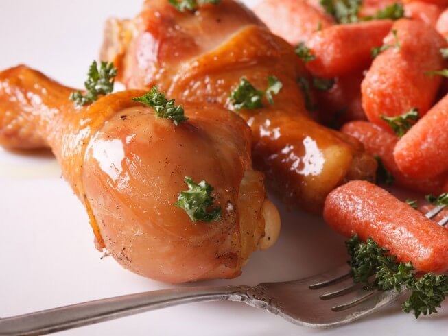 photo of Peach Glazed Pheasant