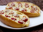 Garlic Sausage and Manchego Bocadillo