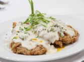 Country Fried Steak With Mushroom Gravy