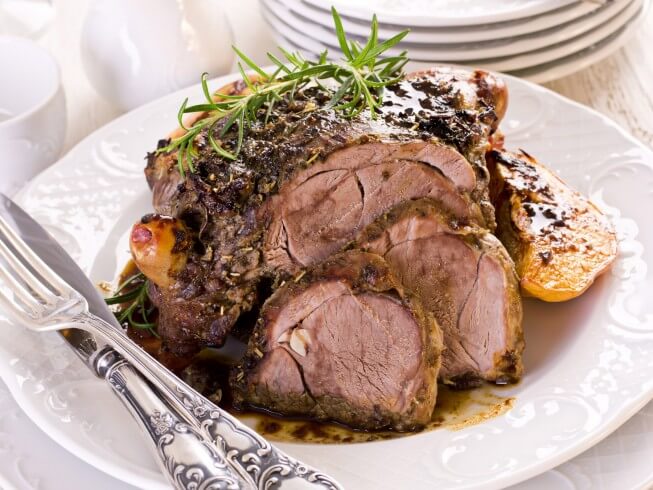 Boneless Lamb Loin with Balsamic Garlic Glaze Recipe