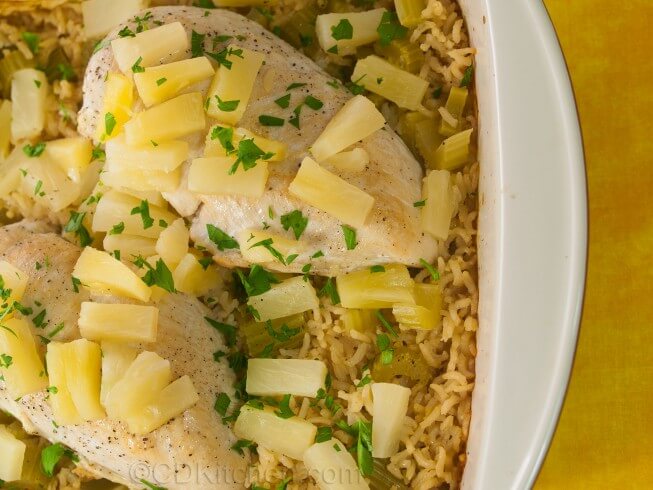 Pineapple Chicken And Rice Recipe Cdkitchen Com