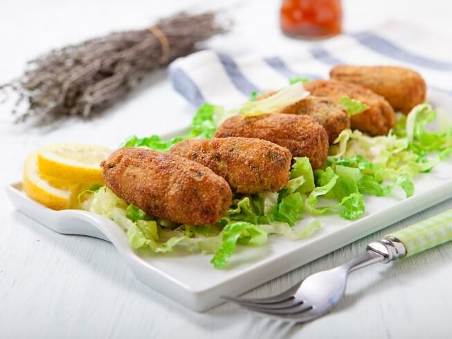 photo of Chicken Croquettes with Chicken Cream Sauce