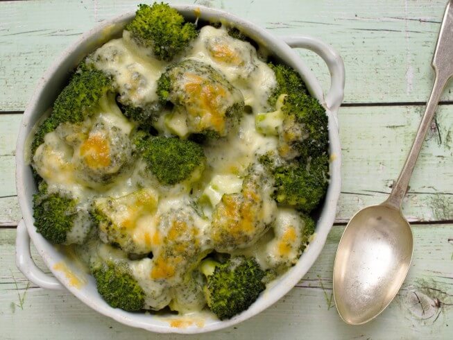 Garlic-Cheese Broccoli