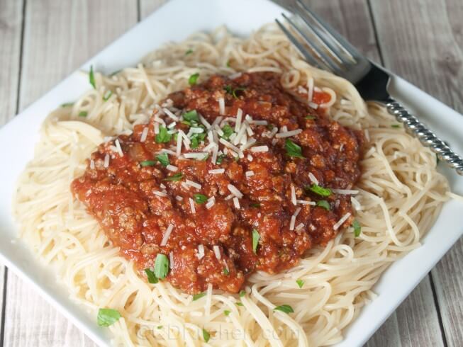 Really Simple Crock Pot Spaghetti Sauce Recipe