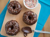 Cake Doughnuts With Chocolate Or Honey Glaze Recipe