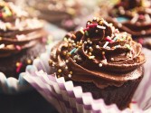 Easter Egg Chocolate Muffins