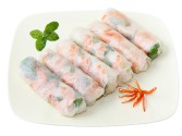 Vietnamese Spring Rolls with Peanut Sauce