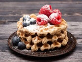 Healthier Oatmeal Waffles