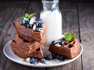 recipe for chocolate waffles