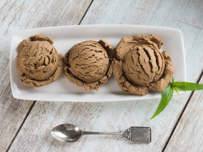 Three-Ingredient Chocolate Ice Cream Recipe | CDKitchen.com