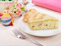 Recipe for Italian Easter Ham and Cheese Pie