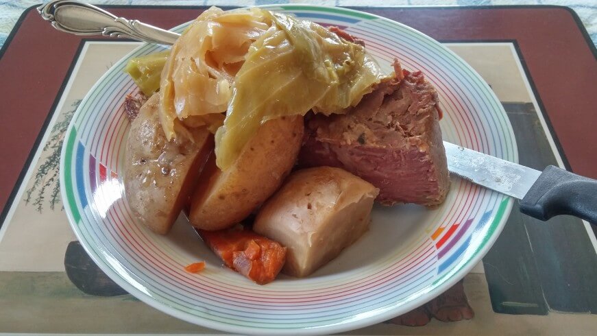 Crock Pot New England Boiled Dinner Recipe from CDKitchen