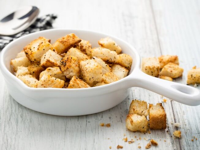 Seasoned Parmesan Croutons