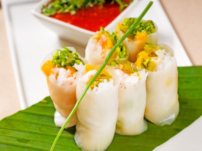 photo of Cafe Kati's Mango Spring Rolls