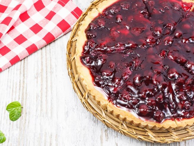 Nearly Sugar-Free Cherry Pie Recipe | CDKitchen.com