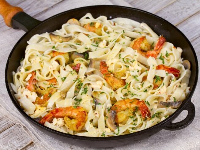 photo of Shrimp Scampi with Mushrooms