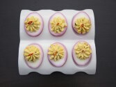 Pink Deviled Eggs Recipe