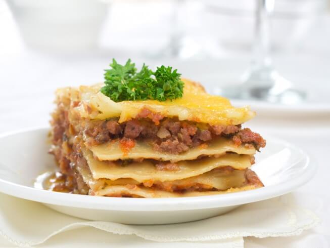 Top 78+ imagen lasagne without cheese sauce