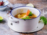 Shrimp and Chicken Hot and Sour Soup