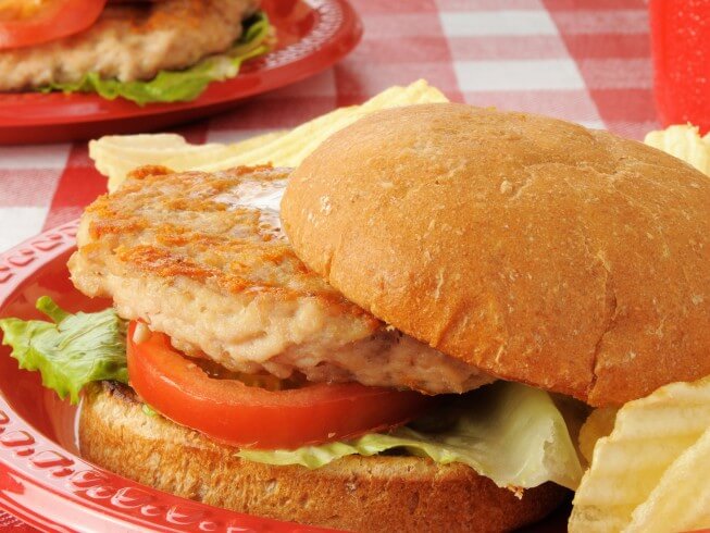 Classic Chicken Burgers Recipe from CDKitchen