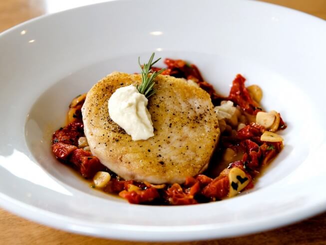 photo of Grilled Swordfish With Peppers And Onions