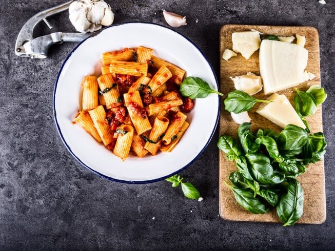 photo of Rigatoni with Tomato and Basil