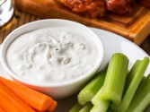 view the recipe for No Mayo Creamy Blue Cheese Dressing