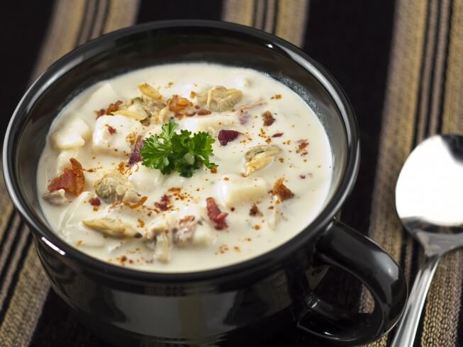 photo of Cream Of Mushroom Clam Chowder
