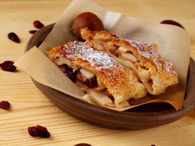 photo of Puff Pastry Apple And Raisin Strudel