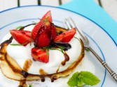 Balsamic Strawberries with Mascarpone Whipped Cream Recipe