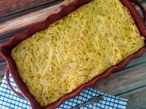 recipe for aunt sadie's savory kugel