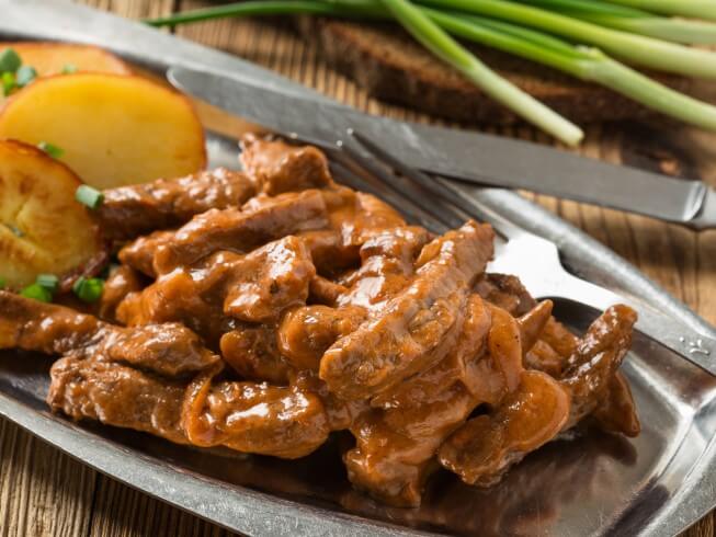 photo of Jackie Kennedy's Beef Stroganoff