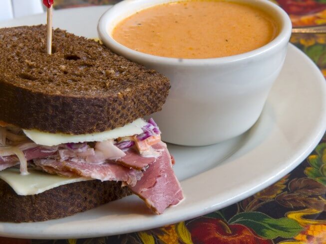 photo of Corned Beef and Slaw Sandwich