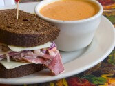 Corned Beef and Slaw Sandwich