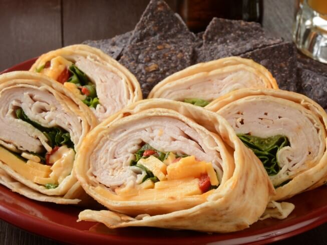 Turkey Cheese Wrap Recipe CDKitchen