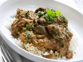 Beef Tips And Gravy With Rice