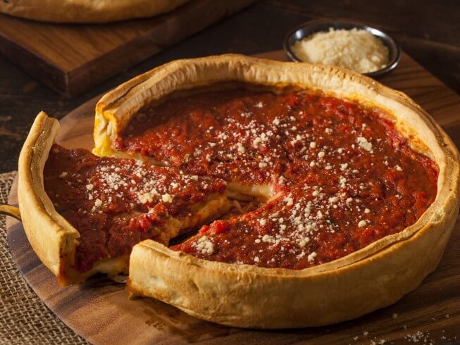 Deep Dish Pizza - Homemade Chicago-Style Pizza at Home