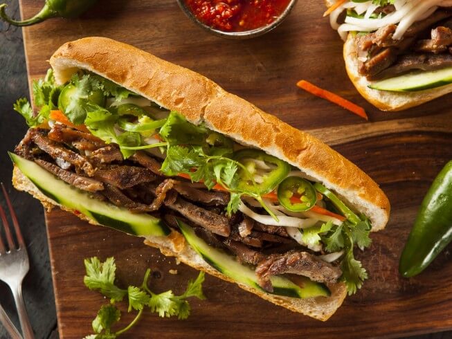 Pork Banh Mi Sandwiches