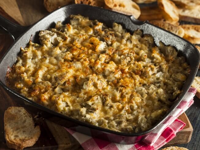 photo of Fresh Baby Spinach And Artichoke Dip