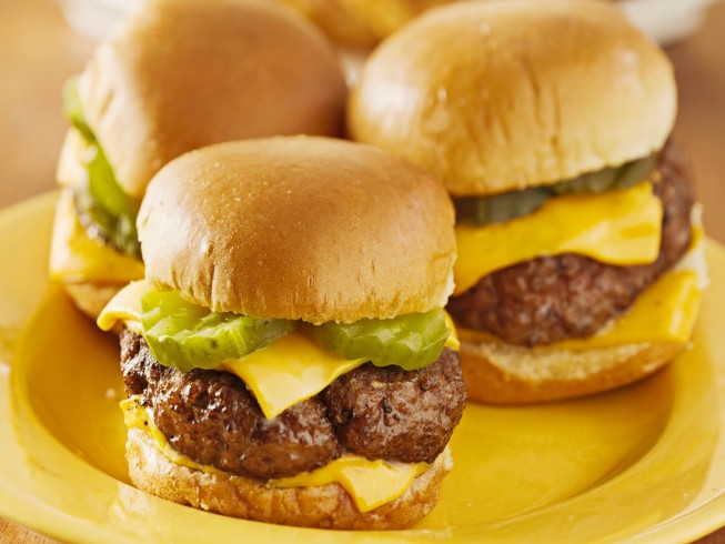 Cheesy Stuffed Sliders