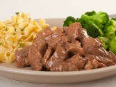 Beef Cubes and Gravy