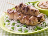 Thai Chicken Satay with Coconut-Peanut Sauce